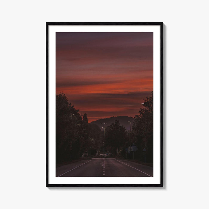 Clemson Fine Art Photo Print, South Carolina Road Wall Art Poster, USA