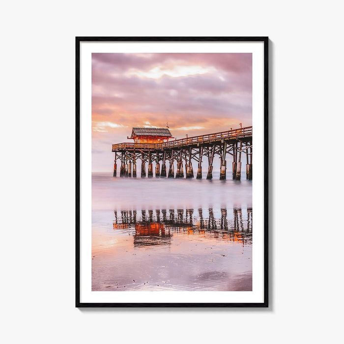 Cocoa Beach Fine Art Photo Print, Florida USA, Pier, Space Coast, Wall Poster