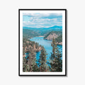 Lake Coeur d'Alene Fine Art Photo Print, Idaho USA Wall Decor Poster