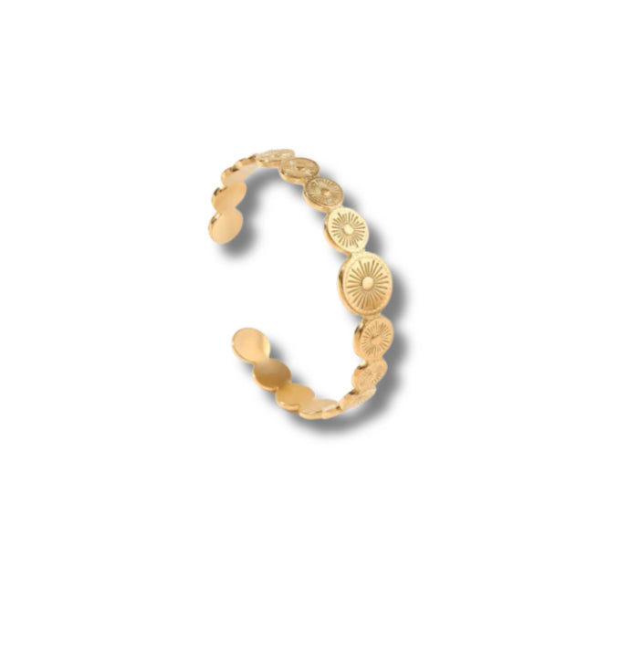 Coin Sun Bangle