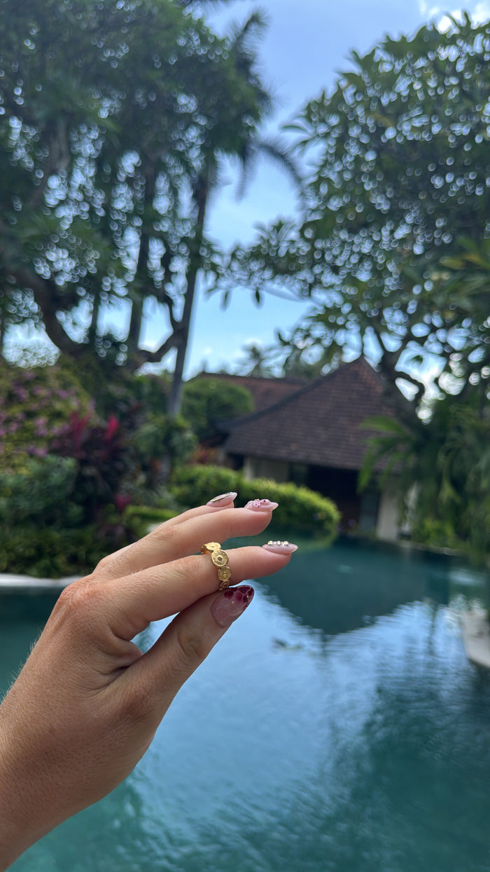 Coin Sun Ring
