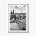 Cologne Black and White Fine Art Photo Print, Köln Germany, North Rhine-Westphalia Poster
