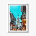 Cartagena Fine Art Photo Print, Colombia Wall Art Poster, Cathedral Street View