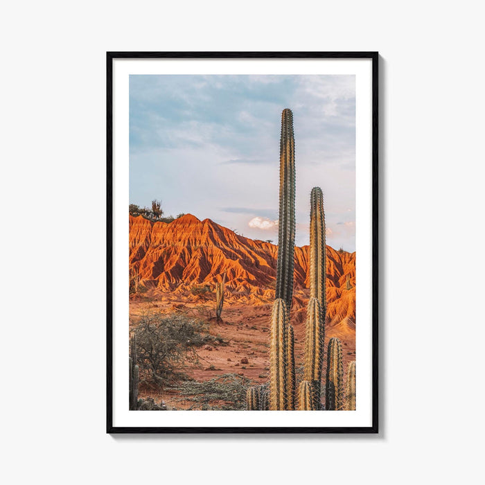 Tatacoa Desert Fine Art Photo Print, Villavieja Huila Colombia Poster