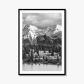 Colorado Black and White Fine Art Photo Print, Rocky Mountains, USA Landscape Poster
