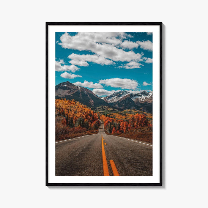 Telluride Colorado Fine Art Photo Print, San Juan Mountains, Scenic Byway Poster, Autumn