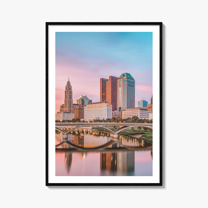 Columbus Ohio Skyline Fine Art Photo Print, Poster, USA Wall Decor