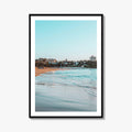 Coogee Beach Fine Art Photo Print, Sydney NSW Australia, Blue Sky Poster