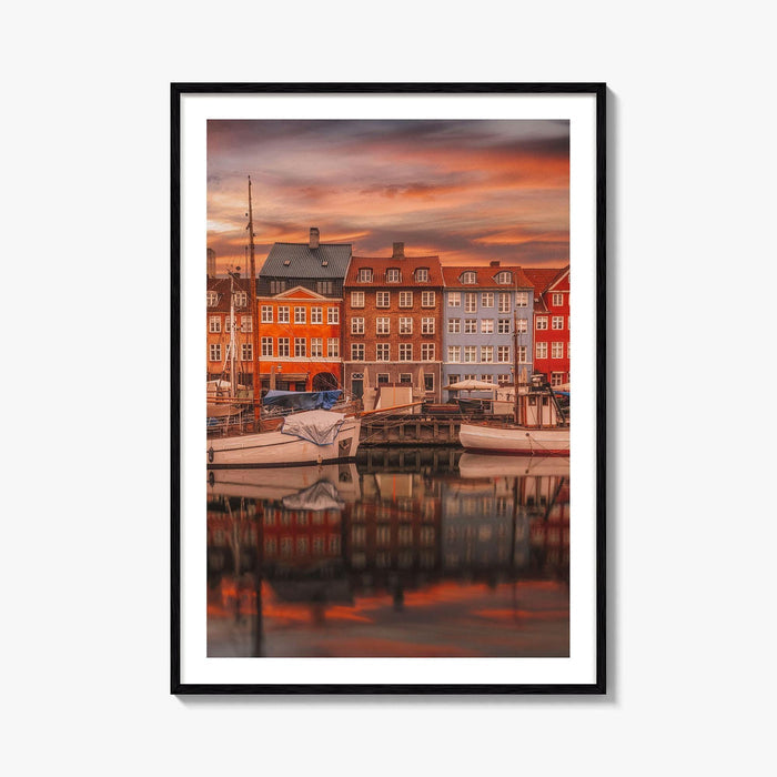 Copenhagen Fine Art Photo Print, Nyhavn, København, Denmark Wall Poster