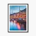 Copenhagen Fine Art Photo Print, Nyhavn Canal, Denmark, København, Photo Poster