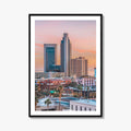 Corpus Christi Skyline Fine Art Photo Print, Texas USA Wall Decor Poster