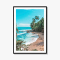 Manzanillo Puerto Viejo Fine Art Photo Print, Costa Rica Caribbean Beach Wall Decor Poster