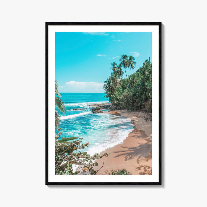 Manzanillo Puerto Viejo Fine Art Photo Print, Costa Rica Caribbean Beach Wall Decor Poster