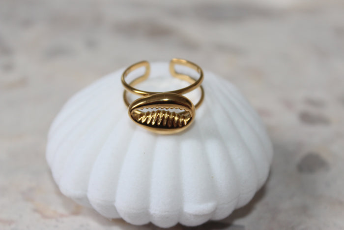 Cowrie Shell Ring