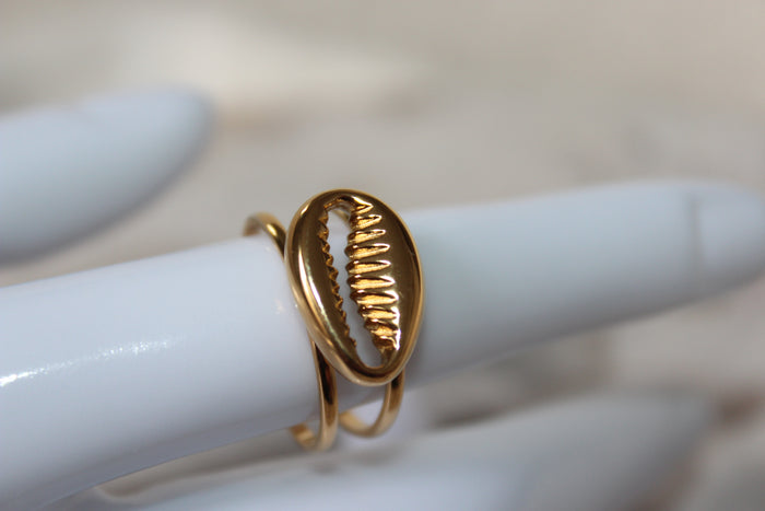 Cowrie Shell Ring