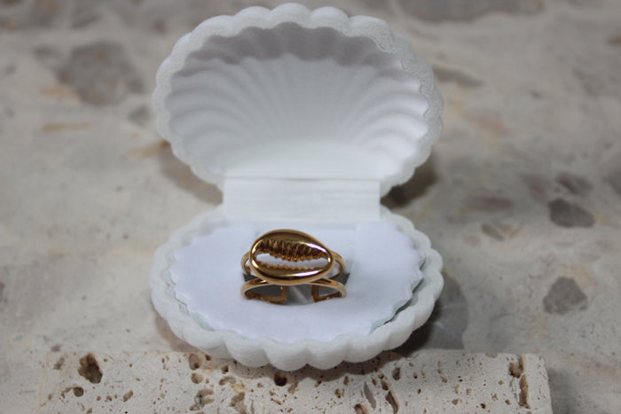 Cowrie Shell Ring