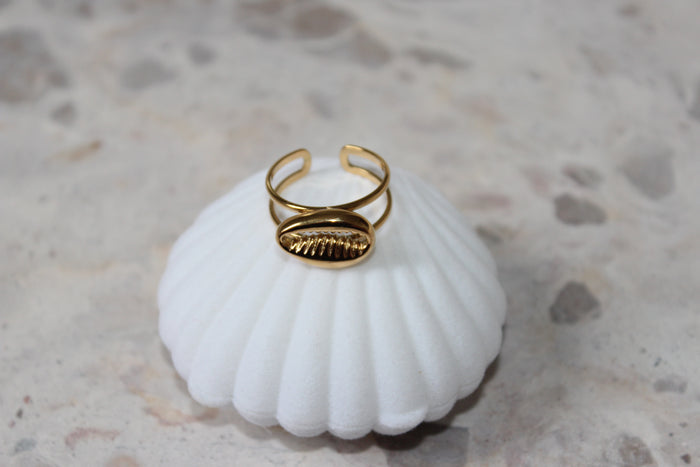 Cowrie Shell Ring