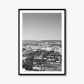 Culver City Black and White Fine Art Photo Print, Baldwin Hills, California Poster