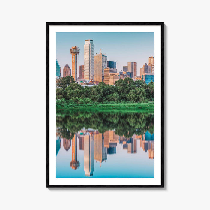 Dallas Skyline Fine Art Photo Print, Texas USA, Downtown City Wall Decor