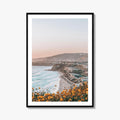 Dana Point Yellow Fine Art Photo Print, Strand Beach, Orange County California Poster, USA