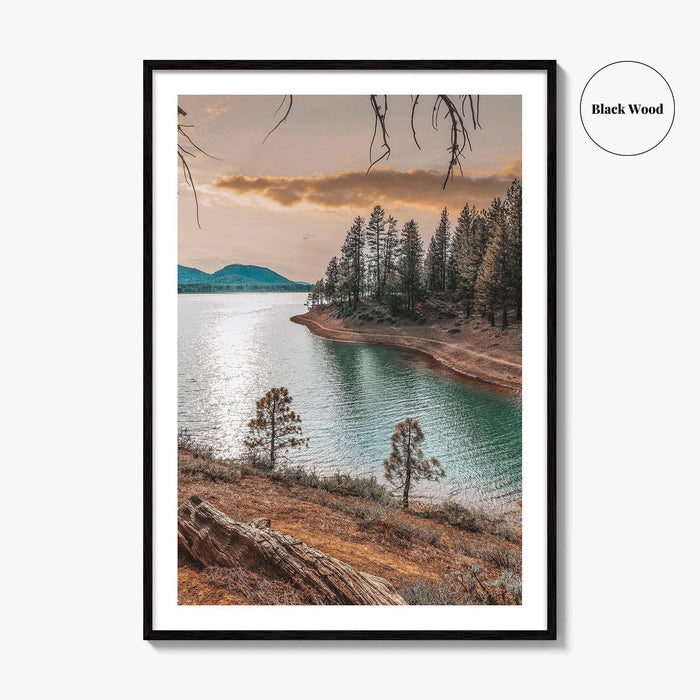 Lake Davis Fine Art Photo Print, Portola California, Sierra Nevada Wall Poster