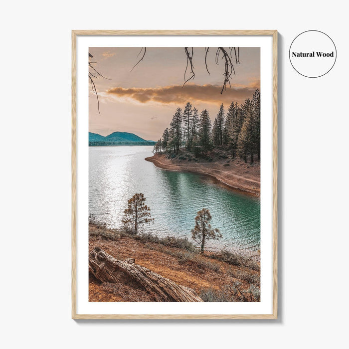 Lake Davis Fine Art Photo Print, Portola California, Sierra Nevada Wall Poster
