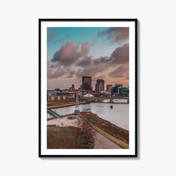 Dayton Fine Art Photo Print, Ohio, Great Miami River Poster