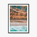 Del Mar Fine Art Photo Print, San Diego, California, Pacific Ocean Cliffs, Beach, Railroad