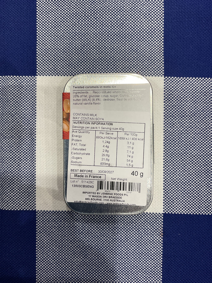 Delaunay Léveillé Salted Caramels in collector’s tin