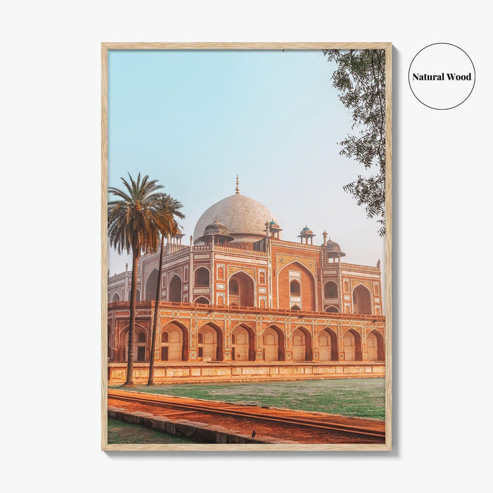 Delhi Fine Art Photo Print, Humayun's Tomb, India Wall Decor Poster