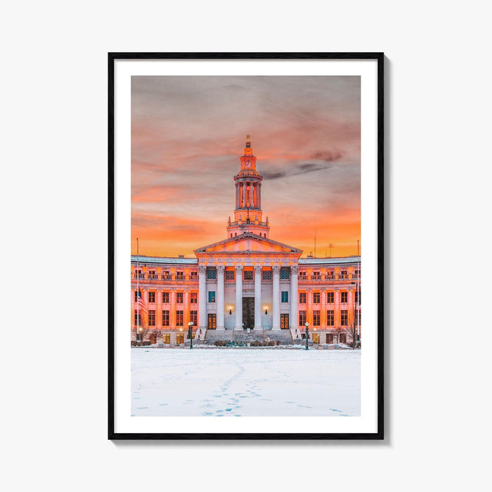 Denver Fine Art Photo Print, Colorado USA, City and County Building, Wall Poster