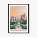 Des Moines Skyline Fine Art Photo Print, Iowa Poster, USA