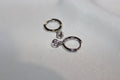 Diamond Huggie Hoops