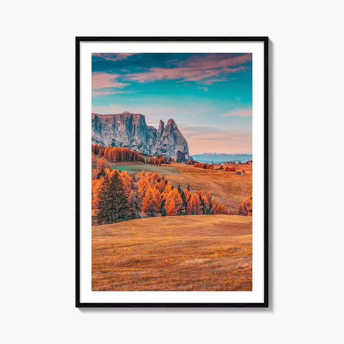Alpe Di Siusi Fine Art Photo Print, Dolomites, Ortisei, South Tyrol Italy Poster