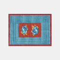 Double Peonia Rust Old Pink Baby Quilt