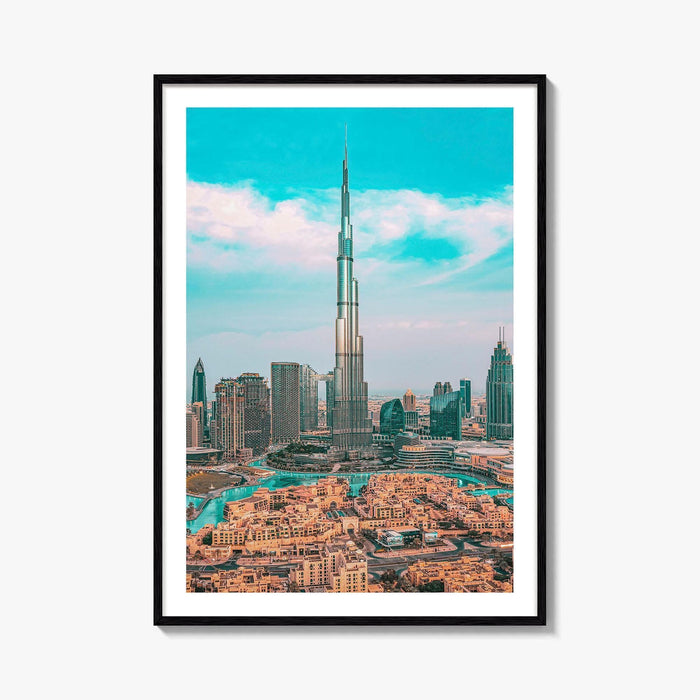 Dubai Skyline Fine Art Photo Print, Poster, United Arab Emirates UAE