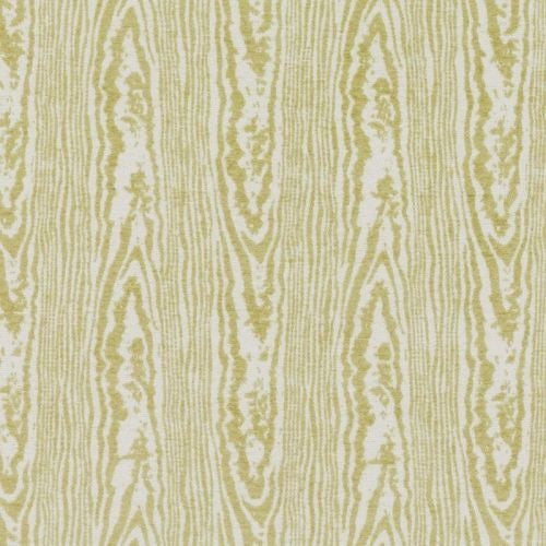 Duralee Soto Faux Bois Fabric in Citron