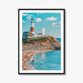 East Hampton Fine Art Photo Print, Montauk Lighthouse, Long Island New York Poster