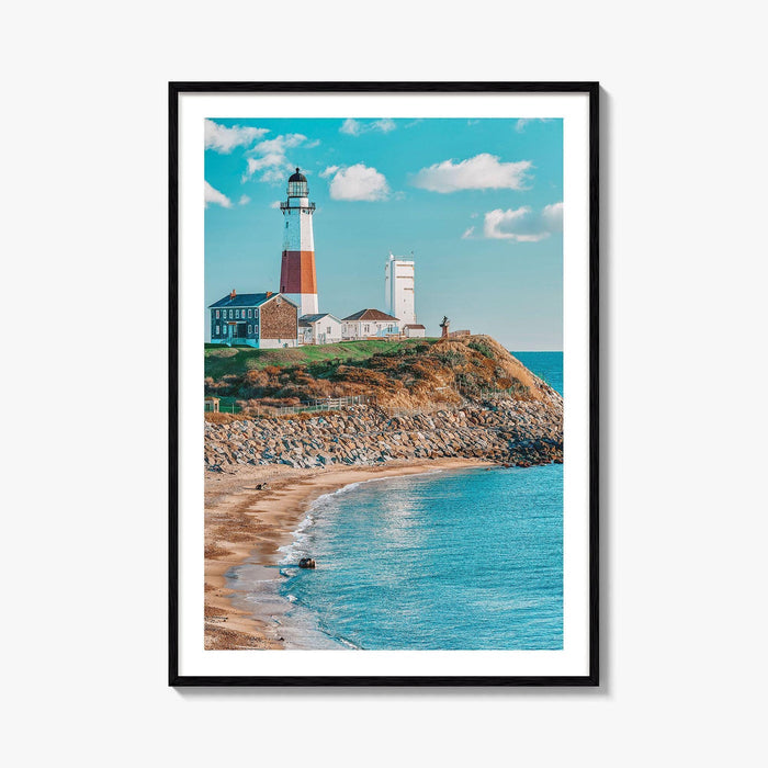 East Hampton Fine Art Photo Print, Montauk Lighthouse, Long Island New York Poster
