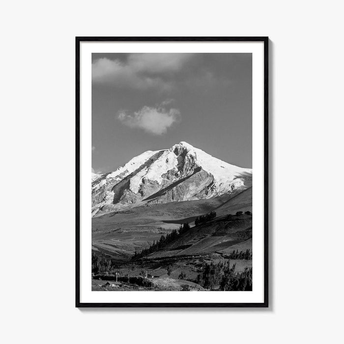 Ecuador Black and White Fine Art Photo Print, South America Wall Art Poster