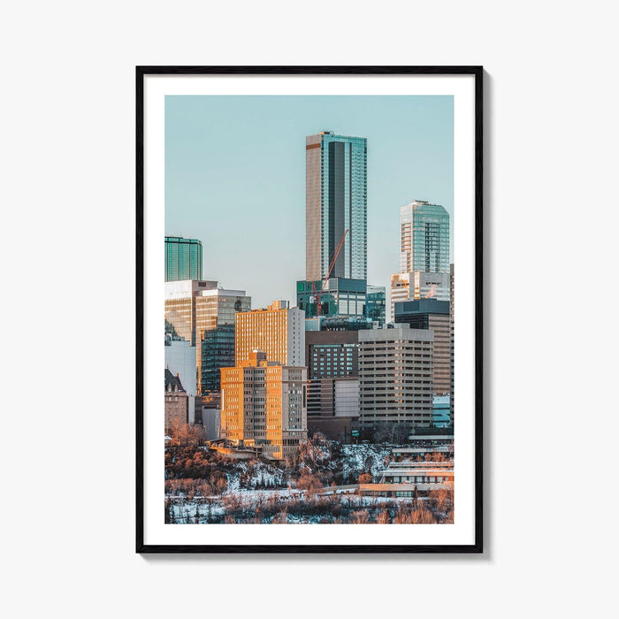 Edmonton Skyline Fine Art Photo Print, Alberta Canada Wall Poster