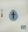 Egg Mini - Cross with Flowers