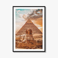 Egypt Fine Art Photo Print, Giza Pyramids Poster, Great Sphinx, Cairo Wall Art