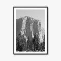 Yosemite National Park Black and White Fine Art Photo Print, El Capitan, California Poster