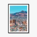El Paso Skyline Fine Art Photo Print, Downtown, Texas USA, Wall Art Poster