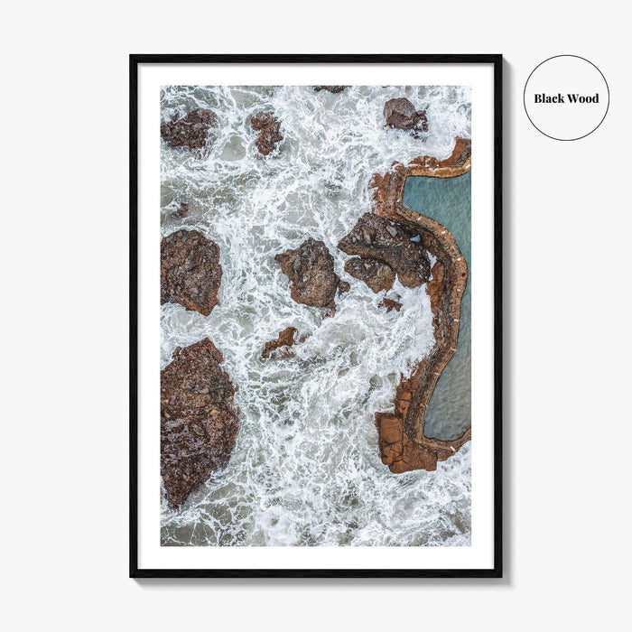 El Salvador Fine Art Photo Print, Pacific Coast Aerial Poster, Central America