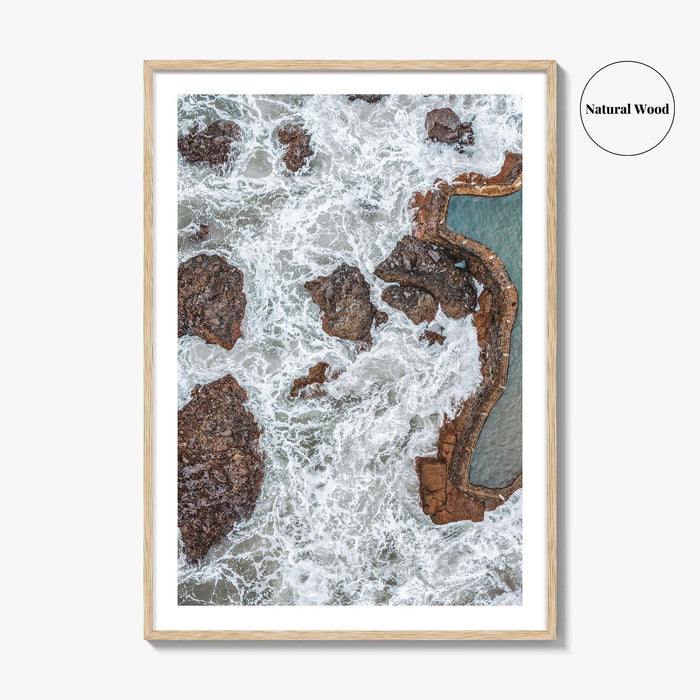 El Salvador Fine Art Photo Print, Pacific Coast Aerial Poster, Central America