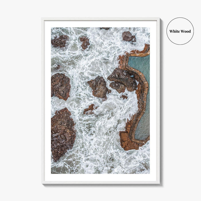 El Salvador Fine Art Photo Print, Pacific Coast Aerial Poster, Central America