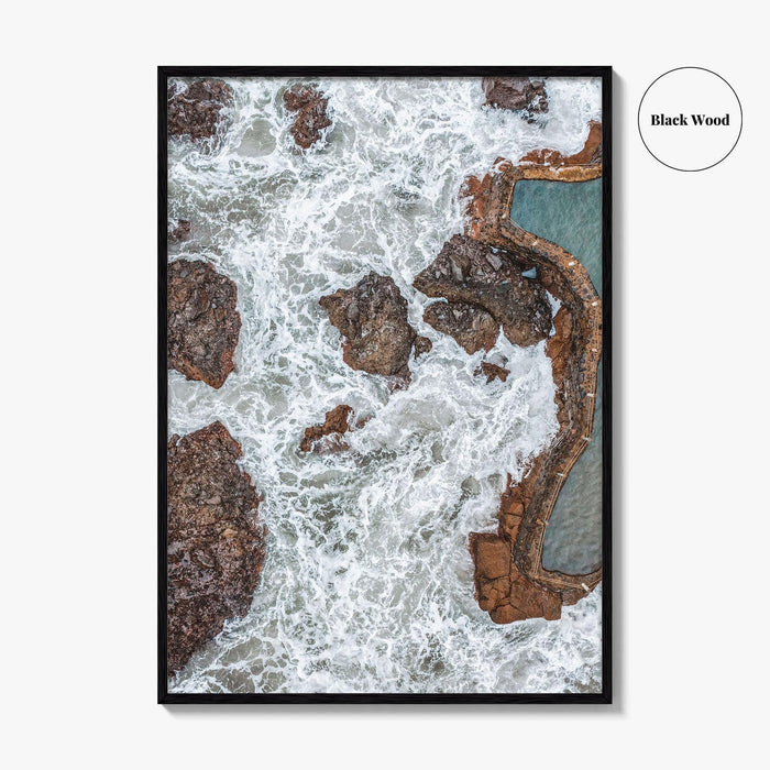 El Salvador Fine Art Photo Print, Pacific Coast Aerial Poster, Central America