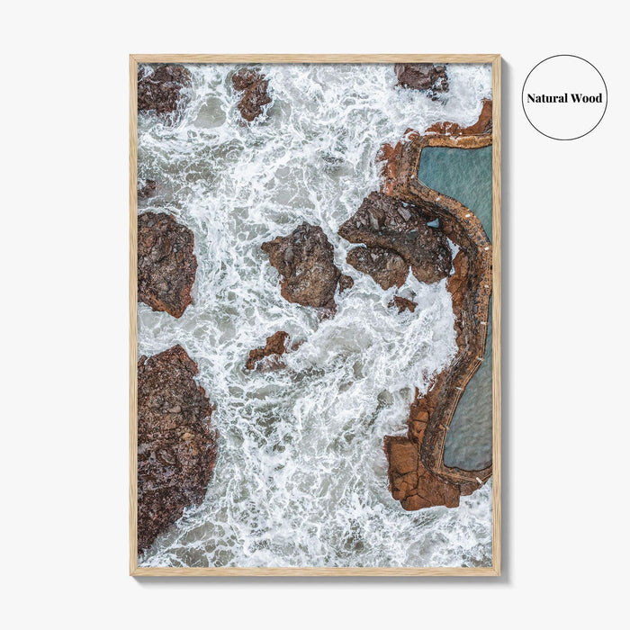 El Salvador Fine Art Photo Print, Pacific Coast Aerial Poster, Central America